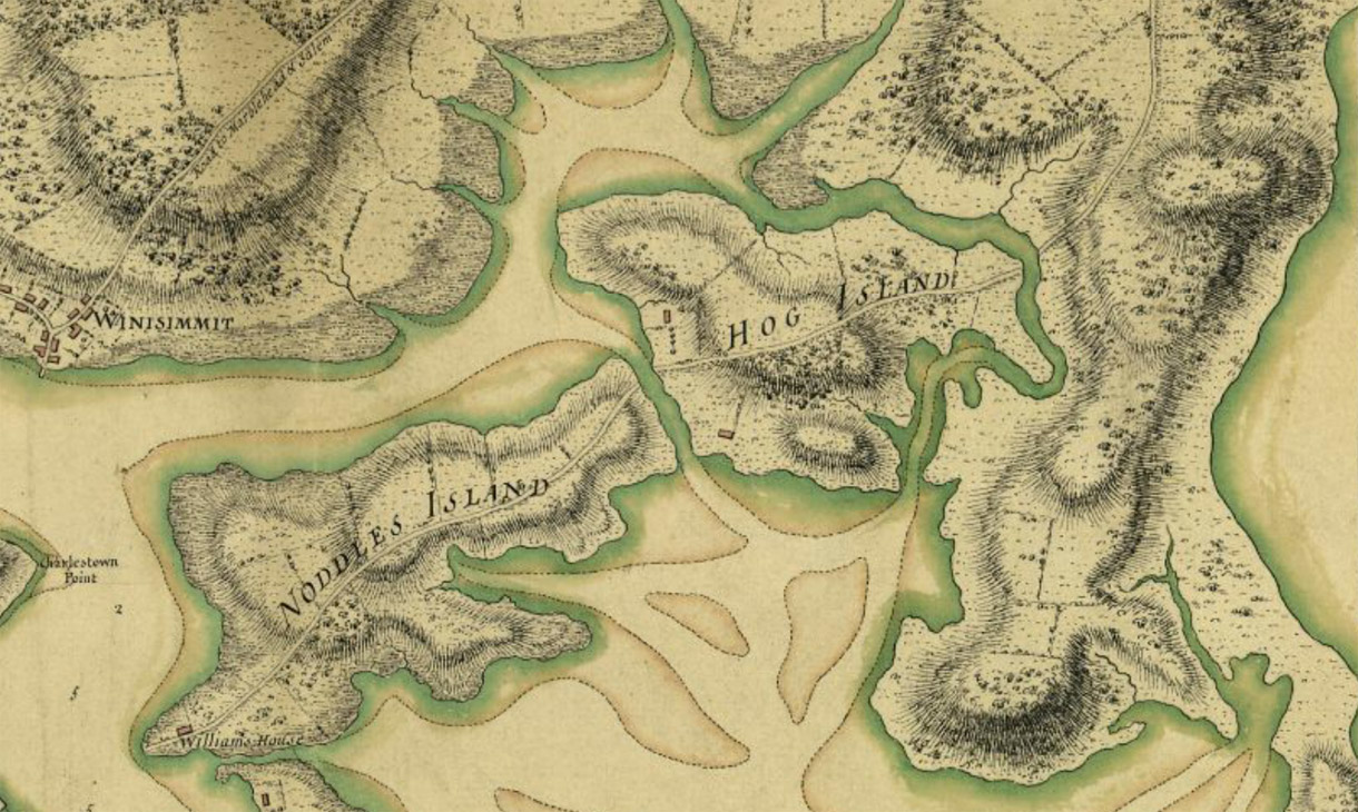 Thomas Hyde Page 1775 Map of Boston